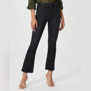 PAIGE Black Claudine Flare Jeans